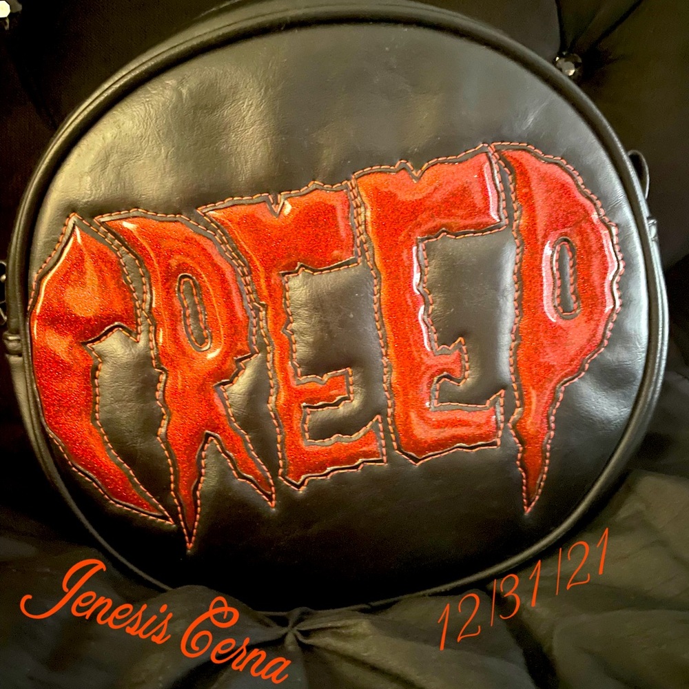 Love Pain and Stitches Creep purse